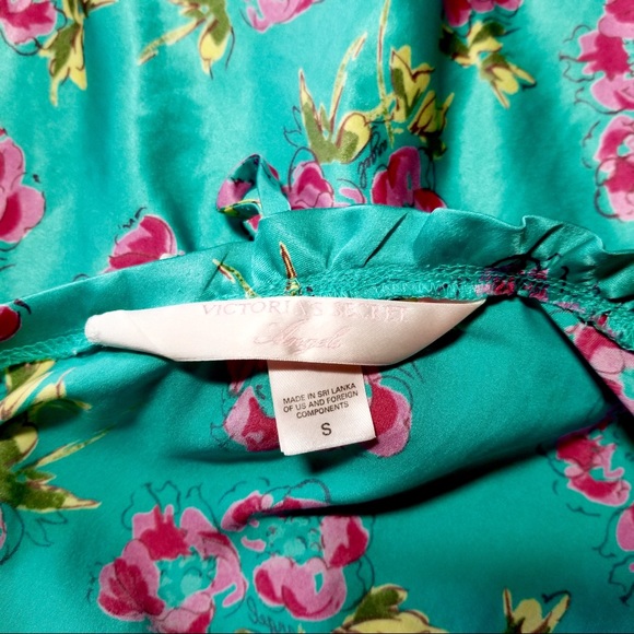 VS Angels Teal Floral Slip 🌸 - Picture 4 of 4